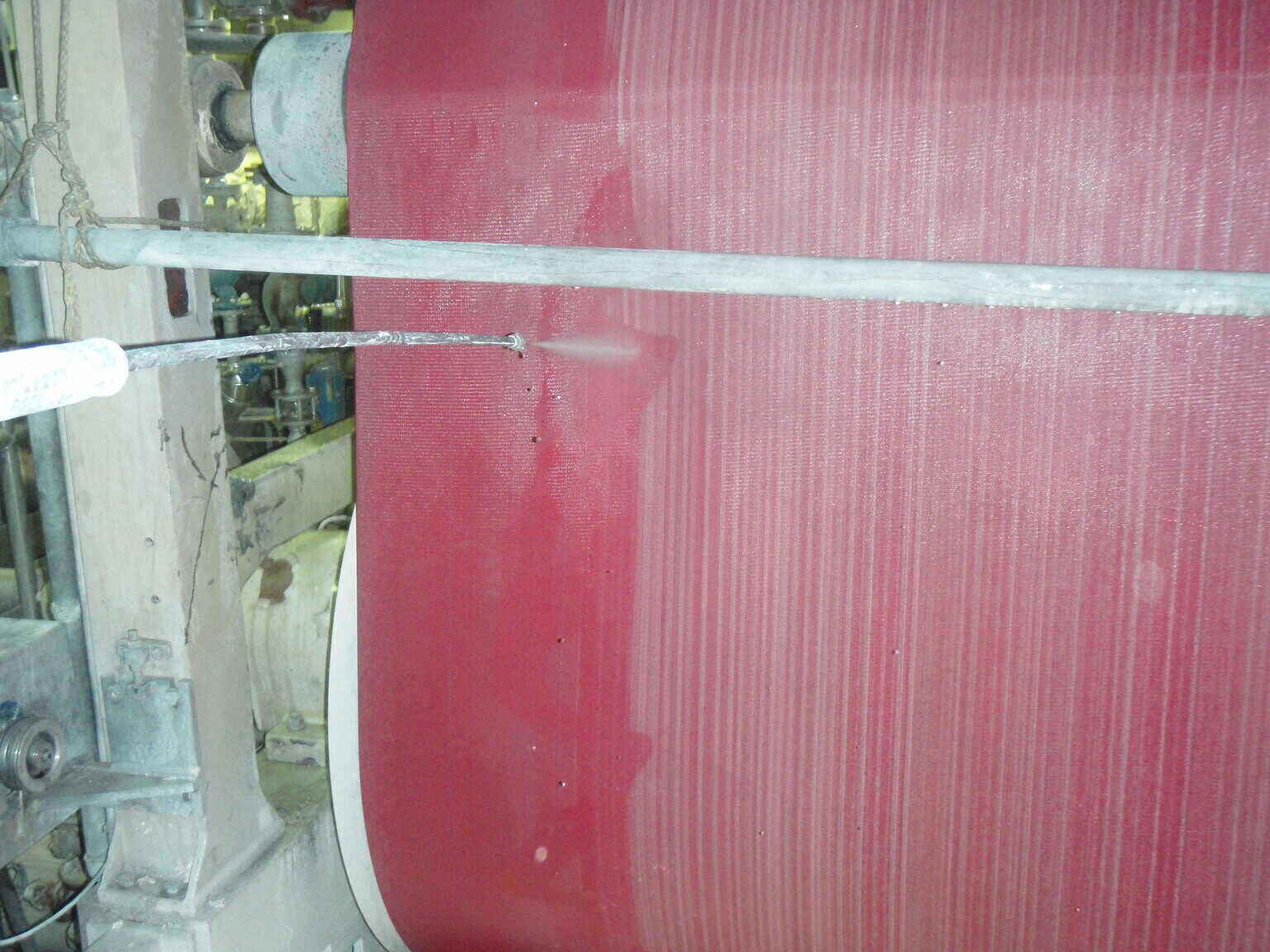 Drying fabric cleaning
